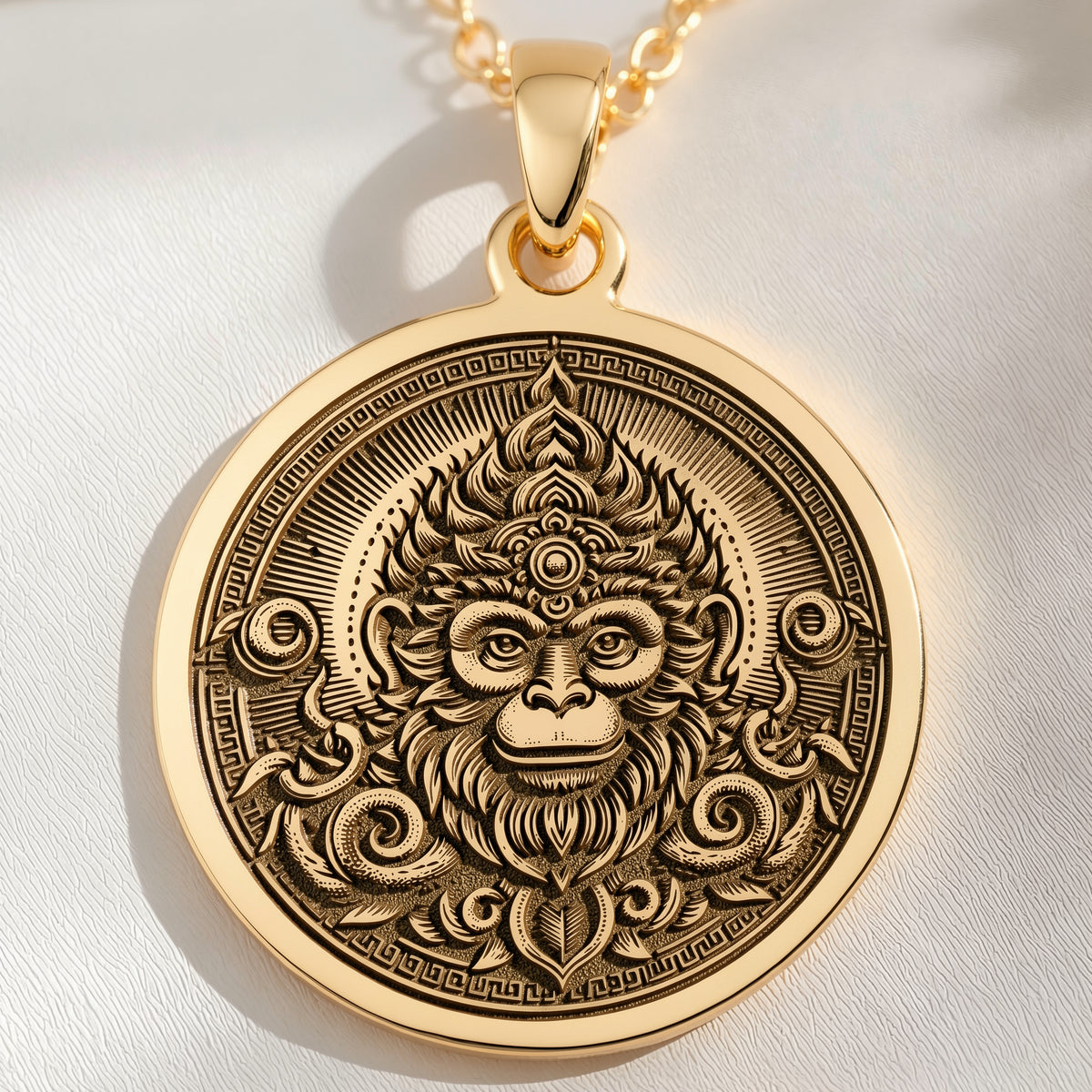 Sun Wukong Necklace: with bajrangbali monkey god amulet talisman spiritual - View 48