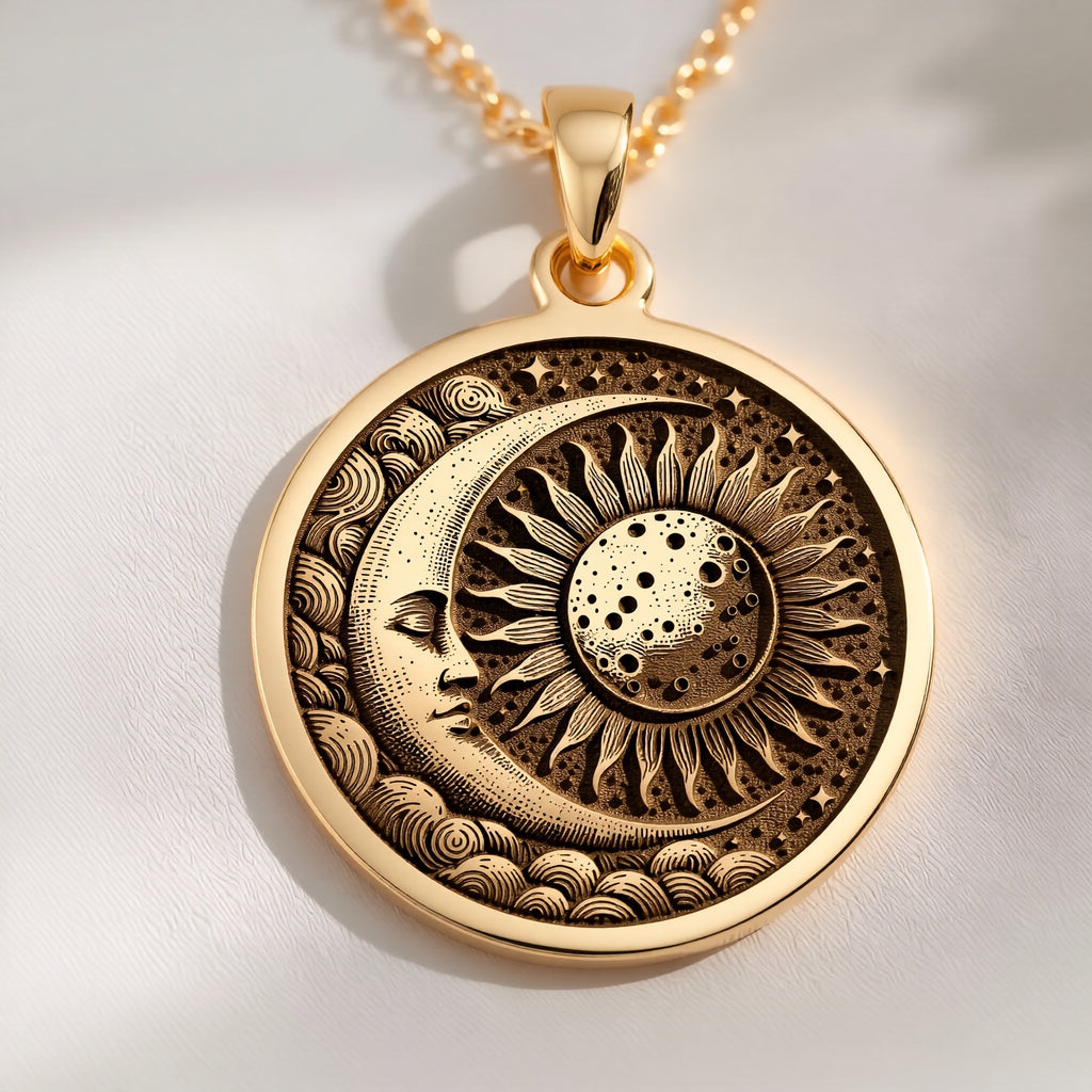 yellow gold Sun and Moon Necklace
Celestial Jewelry Sun and Moon Pendant
Sun and Moon Necklace for Women
yellow gold Sun and Moon Charm Necklace
Dainty Sun and Moon Necklace yellow gold
Boho Sun and Moon Necklace in yellow gold
Celestial Pendant Necklace