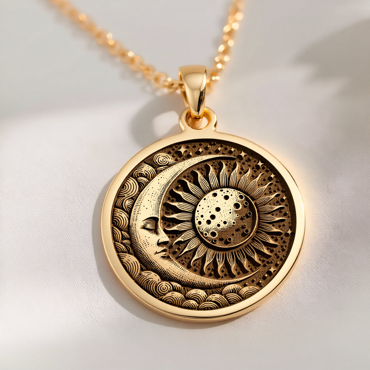yellow gold Sun and Moon Necklace
Celestial Jewelry Sun and Moon Pendant
Sun and Moon Necklace for Women
yellow gold Sun and Moon Charm Necklace
Dainty Sun and Moon Necklace yellow gold
Boho Sun and Moon Necklace in yellow gold Celestial Pendant Necklace
