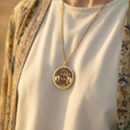 Odin Necklace, Odin Pendant for Men, Gold Valknut Triangle, Norse Viking Rune - View 214