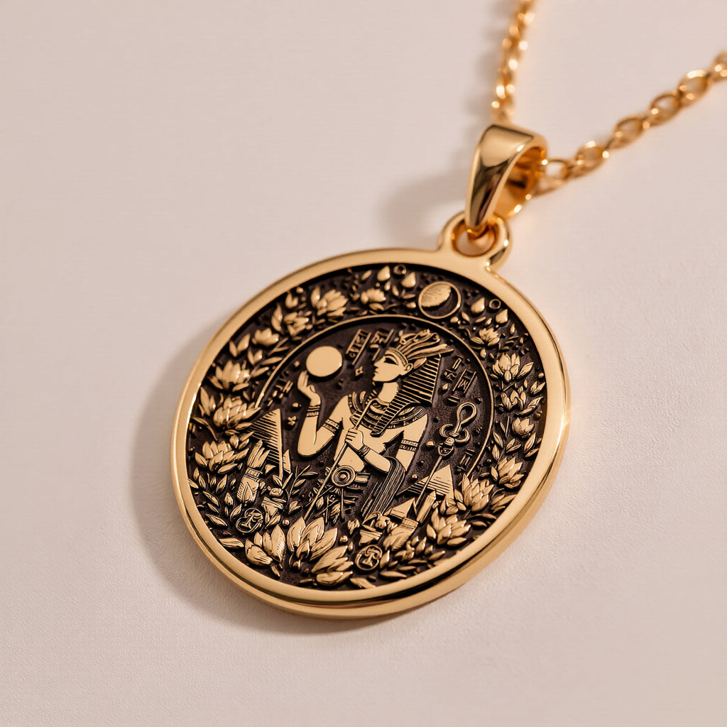 Egyptian Osiris rose gold plated pendant, Osiris jewelry rose gold, Egyptian rose gold jewelry, Ancient Egyptian rose gold pendant, Osiris rose gold amulet, Egyptian jewelry rose gold for sale, Egyptian rose gold pendant necklace,