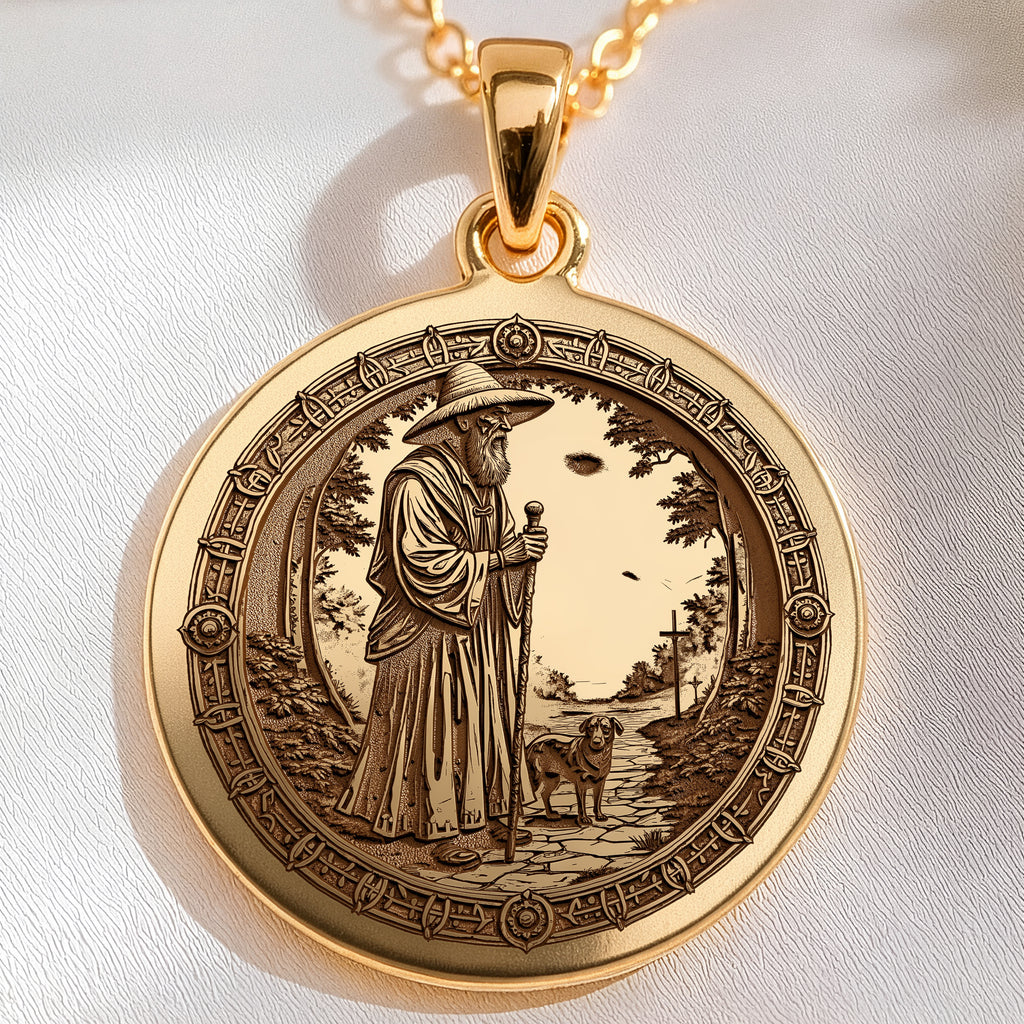 Papa Legba Crossroads Loa Anhänger | Silber & Plattierte Optionen - Voodoo Führung Spiritueller Schutz