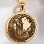 Papa Legba Crossroads Loa Anhänger | Silber & Plattierte Optionen - Voodoo Führung Spiritueller Schutz