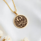 sterling silver necklace Parvati Goddess Devotion | & Options - Ancient Mythology Hindu Heirloom mythology - view 9