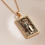 Chess Pawn Soldier Symbol Pendant | 14K Solid Gold - Strategic Game Night Gift