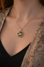 Pegasus Necklace | 14K Gold & Silver Options - Ancient Mythology History Buff Gift - Image 2