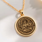 Aizen Myo-o Necklace: with aizen myo-o jewelry gold ragaraja talisman amulet - View 214