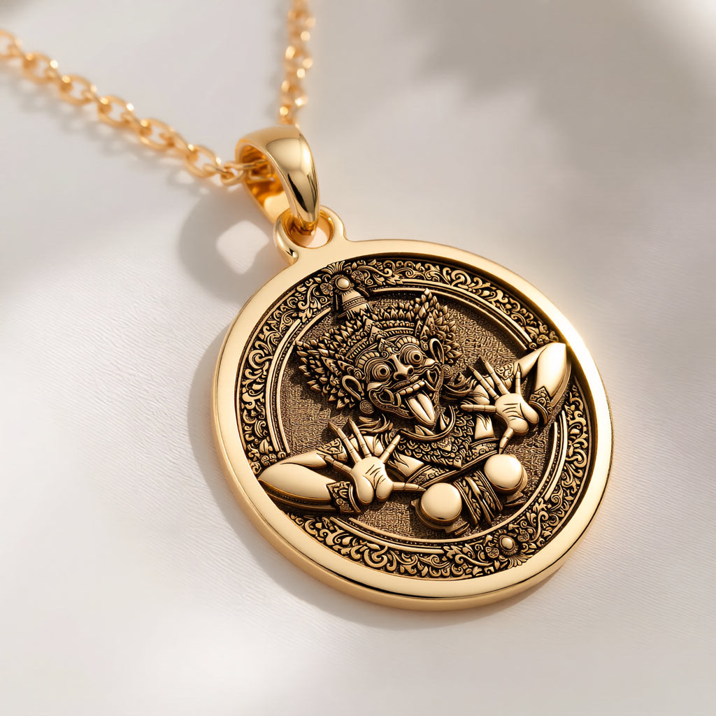 Rangda Demon Necklace: with rangda pendant demon queen talisman amulet amulet - View 214