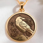 sterling silver necklace Raven Spirit Animal | & Options - Gothic Style Memento Mori memento mori - view 7