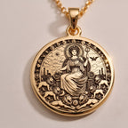 925 Sterling Silver Rhea Necklace with a Greek mythology theme, representing motherhood and fertility. A timeless piece for everyday elegance or special occasions.