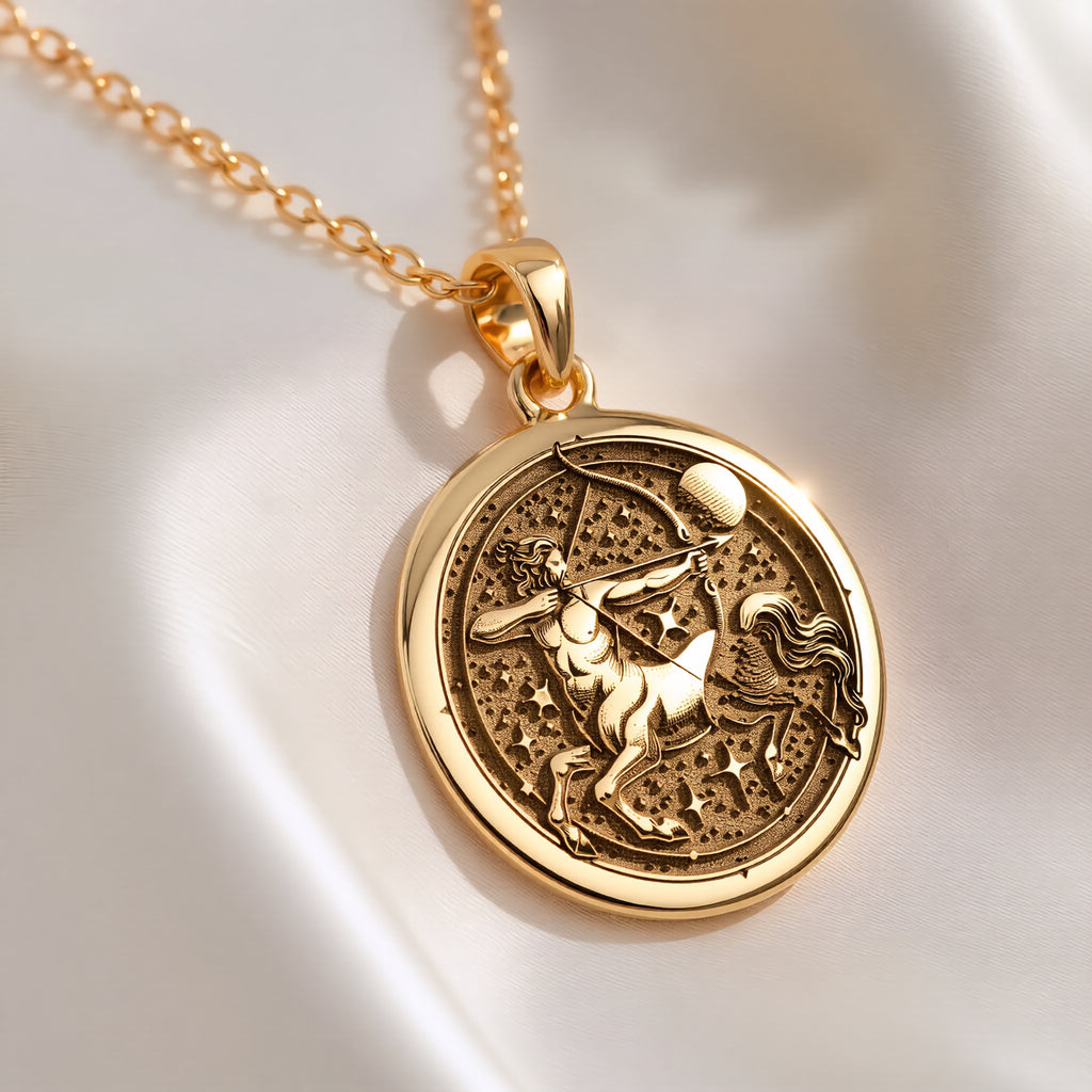 Sagittarius Zodiac Necklace: Personalized Centaur Pendant, Horoscope Jewelry - View 214