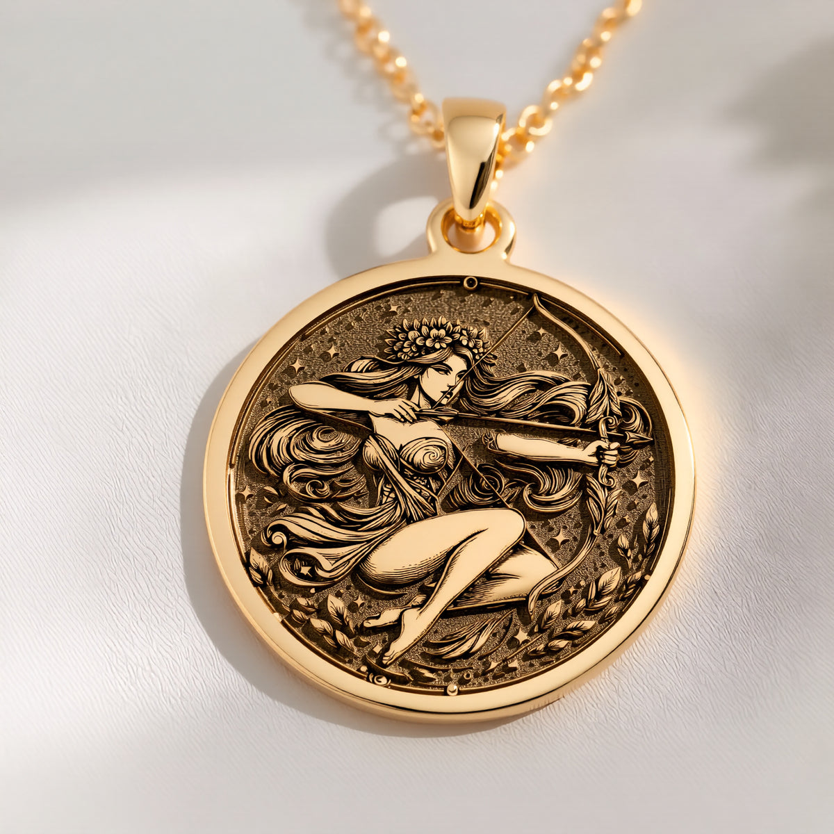 Sagittarius Necklace: with sagittarius jewelry archer centaur women astrology - View 214