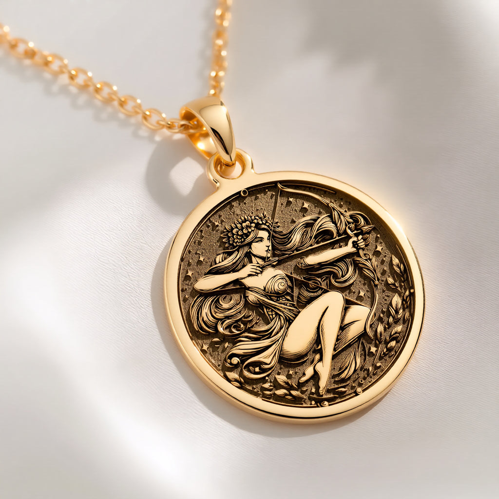 Sagittarius Necklace: with sagittarius jewelry archer centaur women astrology - View 214