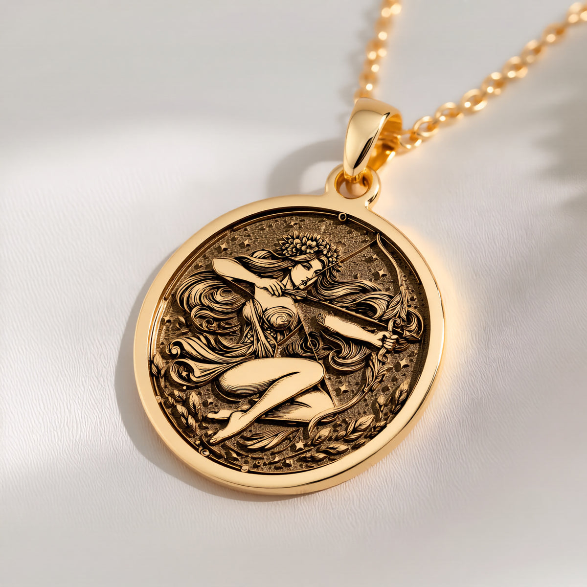 Sagittarius Necklace: with sagittarius jewelry archer centaur women astrology - View 214