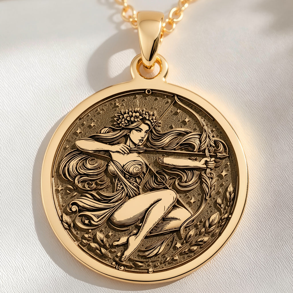 Sagittarius Necklace: with sagittarius jewelry archer centaur women astrology - View 48