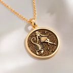 Scorpio Zodiac Necklace: with scorpio gold charm zodiac scorpio charm astrology - View 214