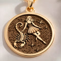 Scorpio Zodiac Necklace: with scorpio gold charm zodiac scorpio charm astrology - View 153
