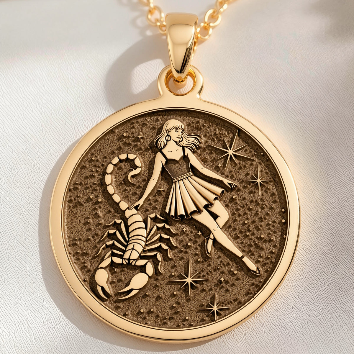 Scorpio Zodiac Necklace: with scorpio gold charm zodiac scorpio charm astrology - View 153