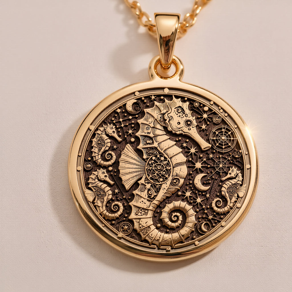 925 sterling silver seahorse necklace with intricate details, a unique nautical pendant for nature lovers, perfect for everyday wear or special occasions.