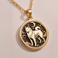 Shiba Inu Pet Portrait Necklace - 14K Solid Gold