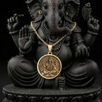 Shiva God Pendant: with mahadev trishul spiritual amulet talisman amulet - View 214