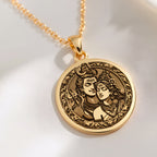 Shiva Parvati Necklace: with mahadev trishul amulet talisman - View 214