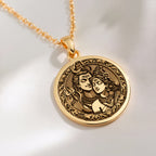 Shiva Parvati Necklace: with mahadev trishul amulet talisman - View 214
