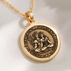Shiva Parvati Necklace: with mahadev trishul amulet talisman spiritual amulet - View 214
