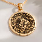 Shiva Vishnu Necklace: with narayana chakra amulet talisman spiritual amulet - View 214