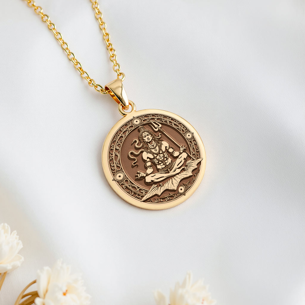 sterling silver necklace Shiva Lord Hindu God | & Options - Spiritual Protection Sacred Symbol hindu - view 9