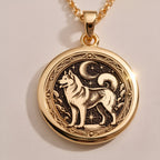 A striking 925 sterling silver Siberian Husky charm. The art shows the celestial "wolf dog," a meaningful piece of jewelry for a pet owner.
