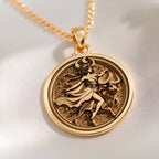 Taurus Zodiac Necklace: with taurus zodiac charm yellow gold bull astrology - View 214