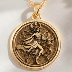 Taurus Zodiac Necklace: with taurus zodiac charm yellow gold bull astrology - View 153