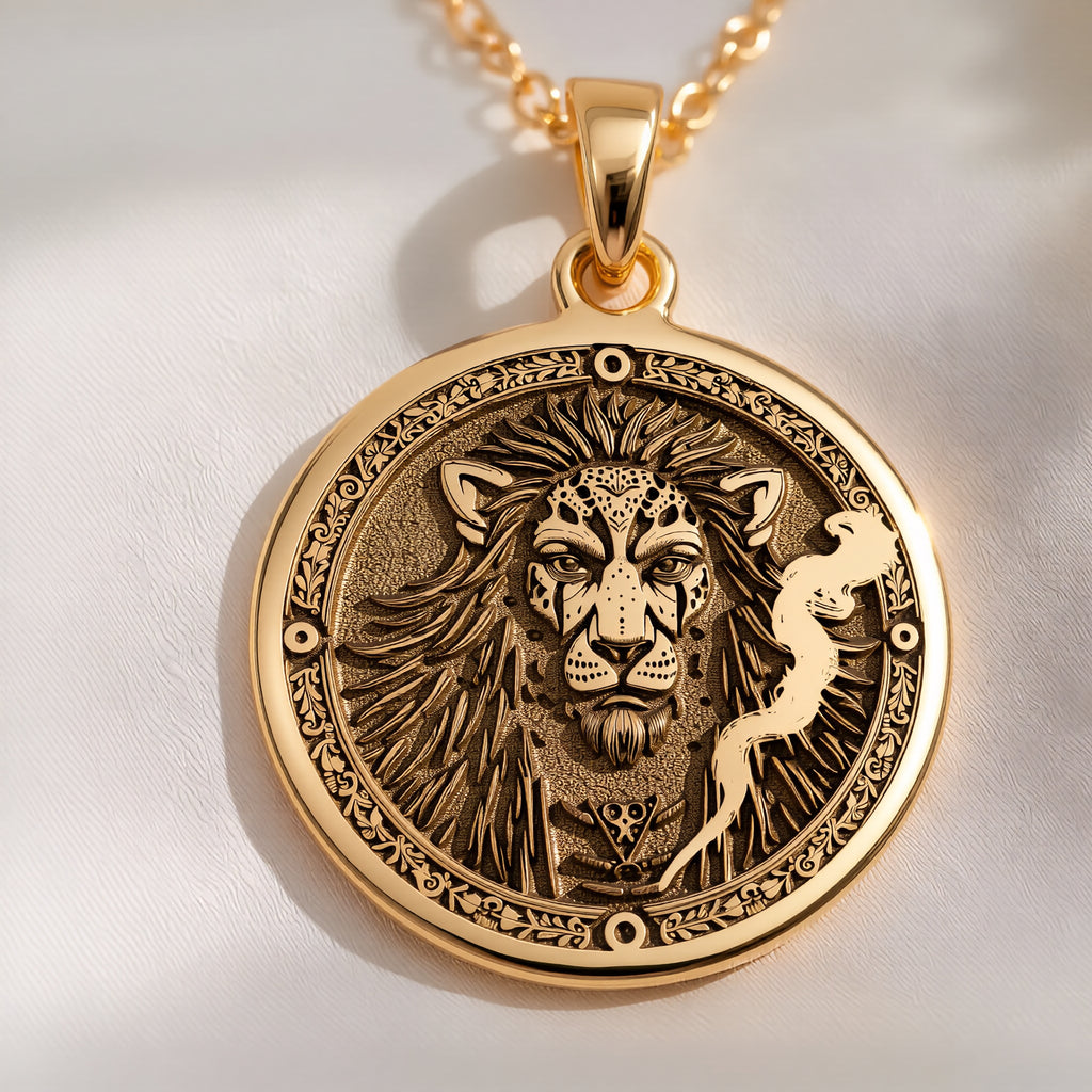 Tezcatlipoca Necklace: with mythology jewelry smoking mirror talisman amulet - View 153