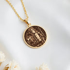 sterling silver necklace Tin Man Woodsman Storybook | & Options - Classic Fairytale Gift - view 8