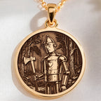 sterling silver necklace Tin Man Woodsman Storybook | & Options - Classic Fairytale Gift - view 7