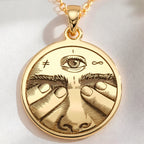 Third Eye Necklace: with third eye pendant eye pendant talisman amulet amulet - View 48