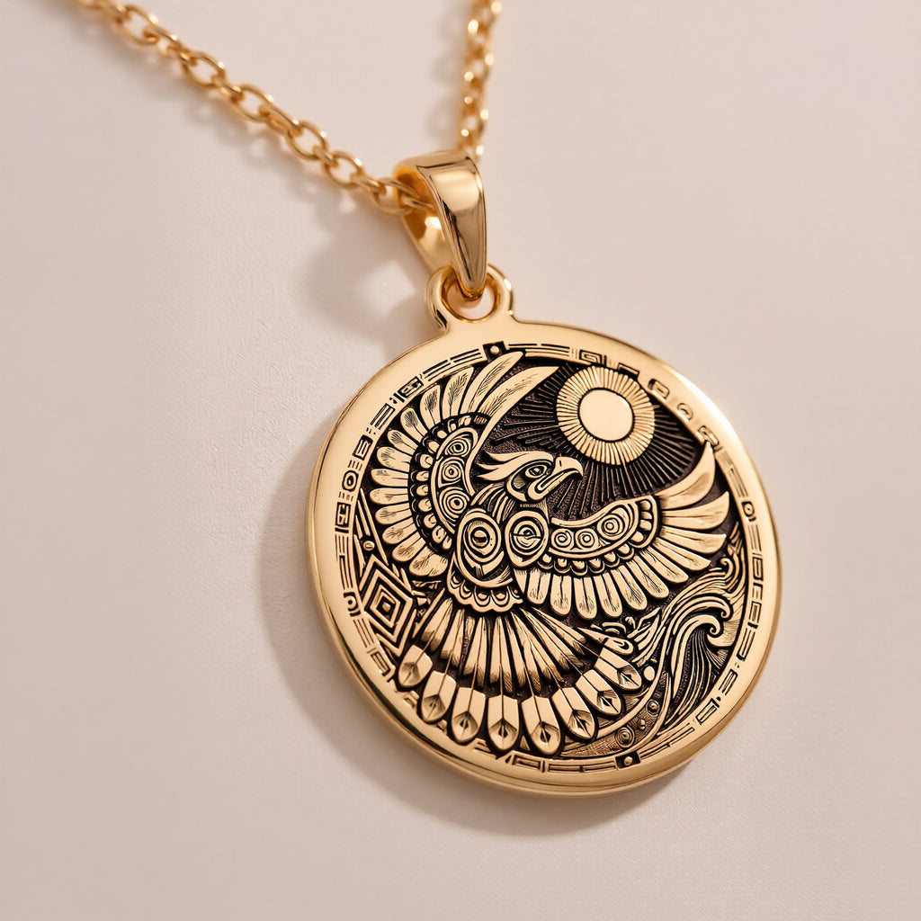 925 Sterling Silver Thunderbird Necklace featuring a detailed tribal design. Symbol of protection, spirituality, and strength. Handmade mystical pendant, ideal as a meaningful gift or spiritual jewelry piece for daily wear.
