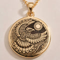 Thunderbird Tribal Protection Necklace - 14K Solid Gold