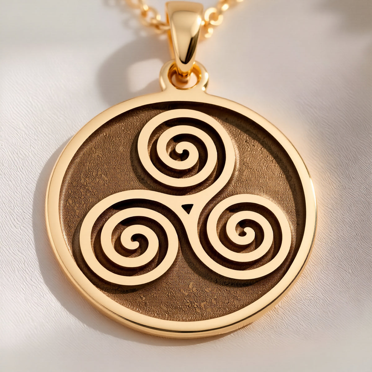 Triskele Spiral Necklace: with celtic necklace triskele necklace talisman - View 153