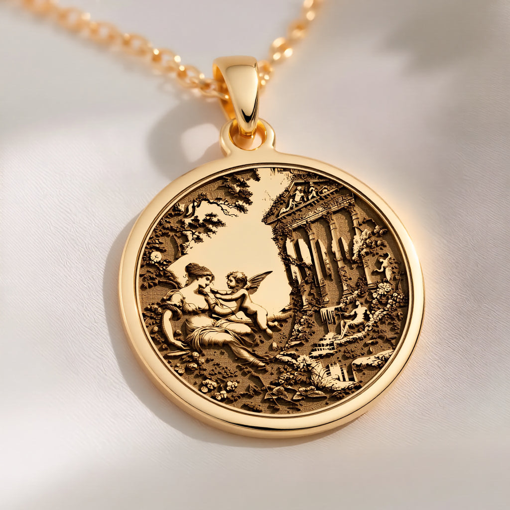 Venus Cupid Necklace: with venus love goddess amulet talisman spiritual - View 214