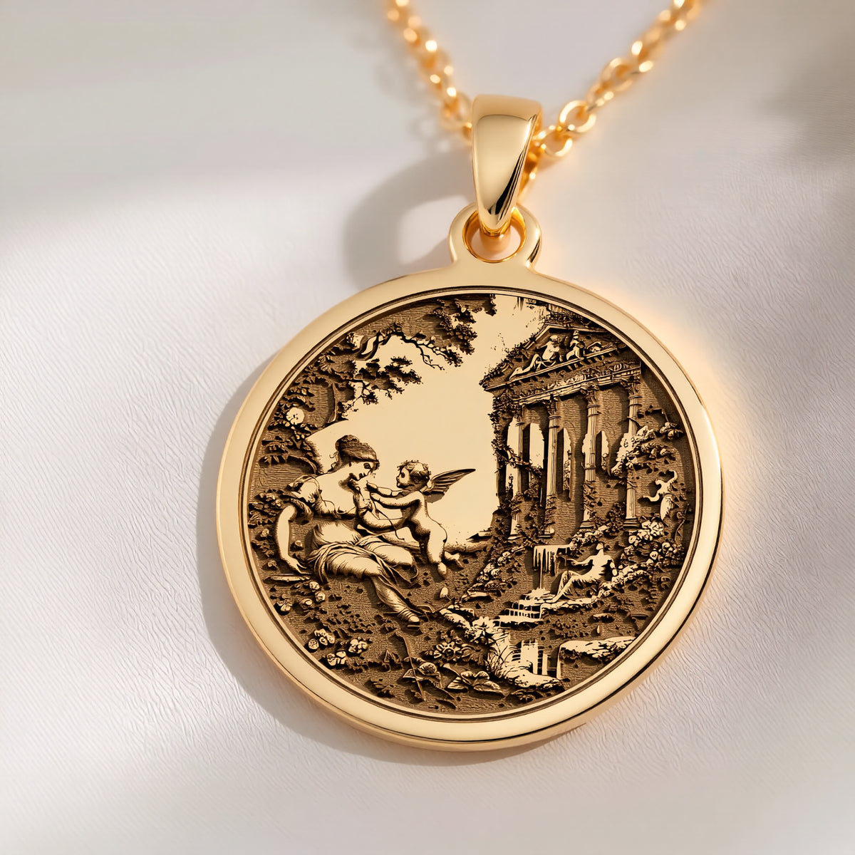 Venus Cupid Necklace: with venus love goddess amulet talisman spiritual - View 214