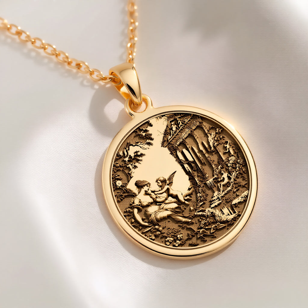 Venus Cupid Necklace: with venus love goddess amulet talisman spiritual - View 214