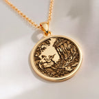 Venus and Cupid Mythological Love Pendant | Silver & Plated Options - Endless Love Spiritual Protection