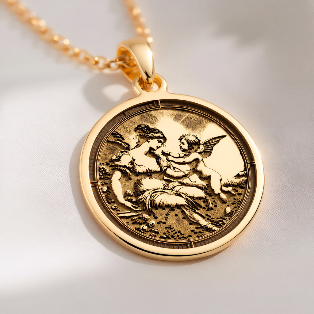 Venus Cupid Necklace: with venus love goddess amulet talisman spiritual - View 214