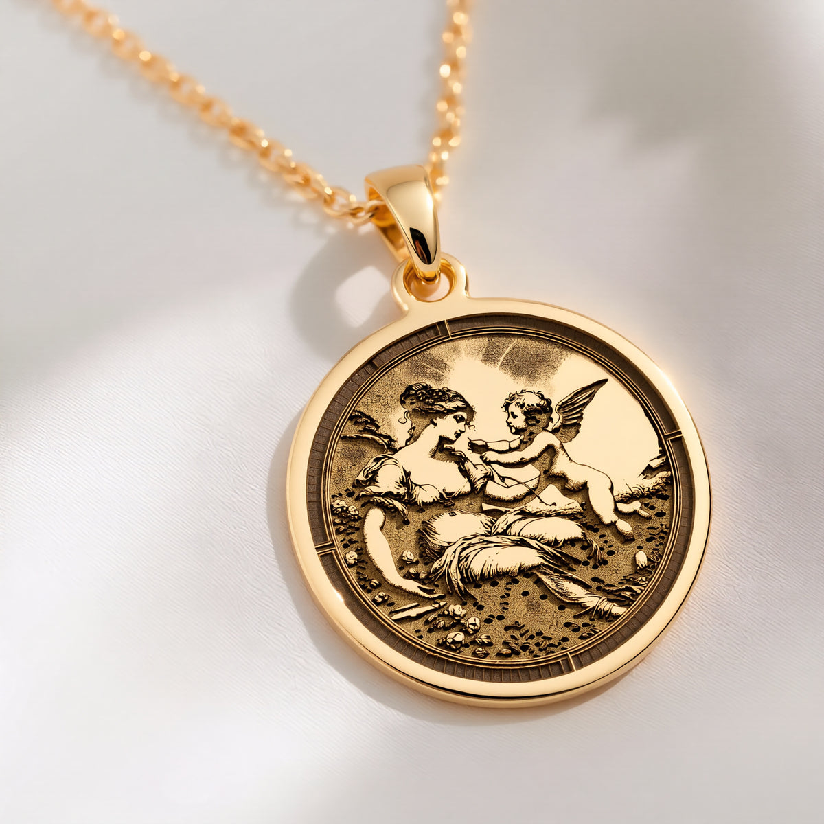 Venus Cupid Necklace: with venus love goddess amulet talisman spiritual - View 214