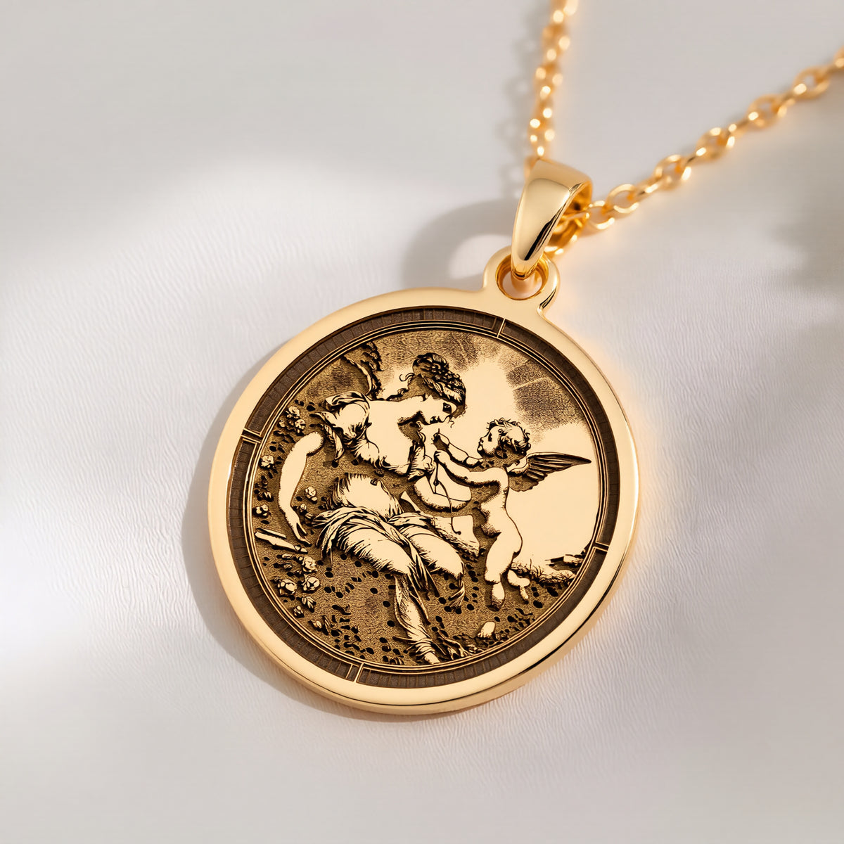 Venus Cupid Necklace: with venus love goddess amulet talisman spiritual - View 214