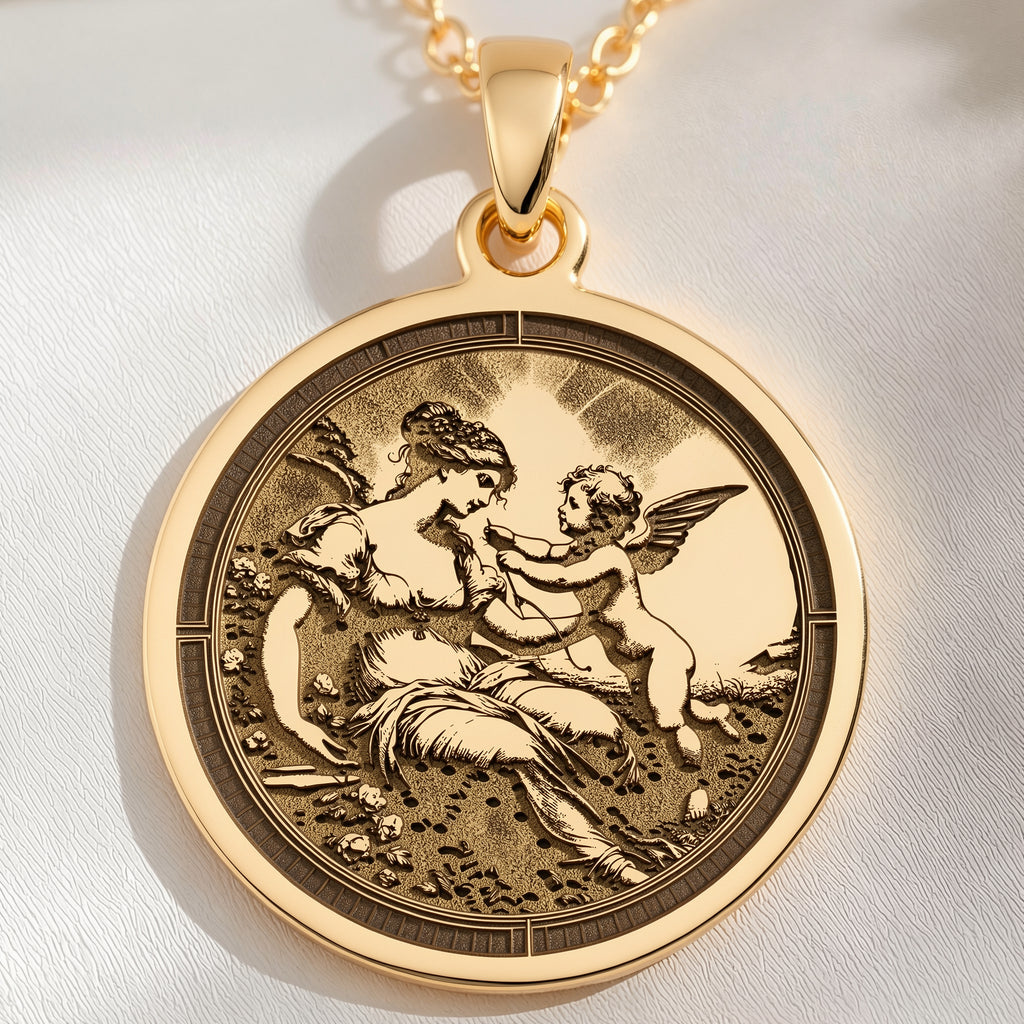 Venus Cupid Necklace: with venus love goddess amulet talisman spiritual - View 48