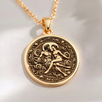 Zeus Hera Necklace: with thunder god greek god mythology talisman amulet - View 214