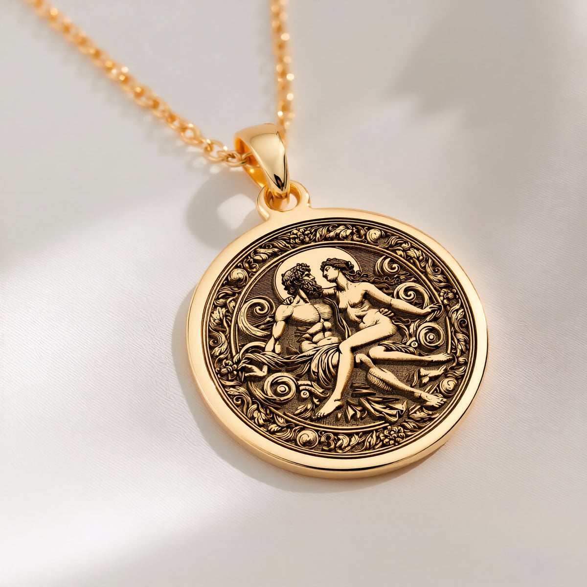 Zeus Hera Necklace: with thunder god greek god mythology talisman amulet - View 214